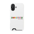 DMNSTRTR Phone Case with Card Holder — Multicolor