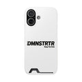 DMNSTRTR Card Holder Phone Case - White