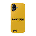 DMNSTRTR Card Holder Phone Case - Yellow
